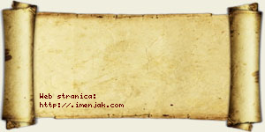 Emilija Zebić vizit kartica